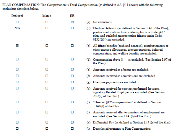 Compensation Tips - 401k Audit